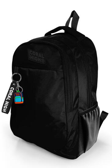Coral High Kids Siyah Üç Bölmeli Okul Sırt Çantası 14398 - 8