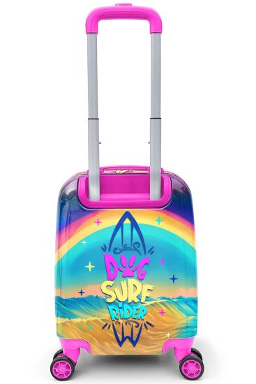 Coral High Kids Sörfçü Köpek Desenli Çocuk Valizi 16778 - 3