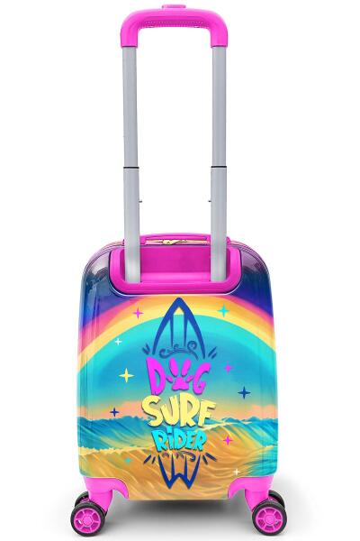 Coral High Kids Sörfçü Köpek Desenli Çocuk Valizi 16778 - 3