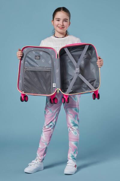 Coral High Kids Sörfçü Köpek Desenli Çocuk Valizi 16778 - 8