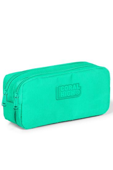 Coral High Kids Su Yeşili İki Bölmeli Kalem Çantası 22193 