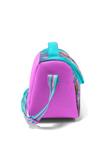 Coral High Kids Turkuaz Pembe Anime Kız Desenli Thermo Beslenme Çantası 12781 - 2