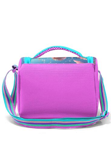 Coral High Kids Turkuaz Pembe Anime Kız Desenli Thermo Beslenme Çantası 12781 - 3