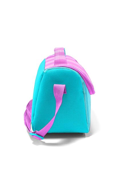 Coral High Kids Turkuaz Pembe Çizgili Thermo Beslenme Çantas 11787 - 2