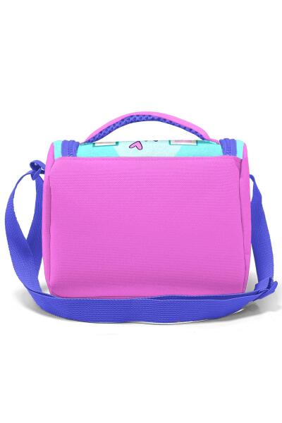 Coral High Kids Turkuaz Pembe Dondurmalı Kedi Desenli Thermo Beslenme Çantası 11751 - 4