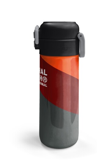 Coral High Kids Turuncu Bordo Desenli Pipetli ve Direkt İçim Çelik Termos 500 ml 31892 - 6