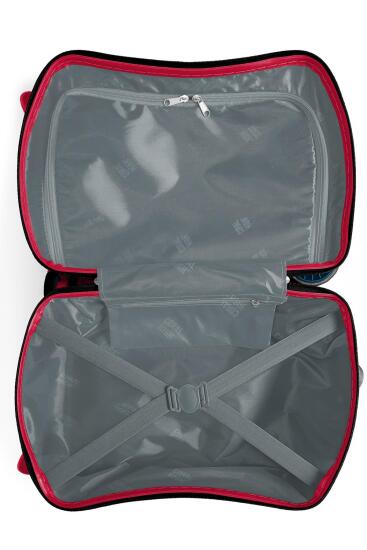 Coral High Kids Turuncu High Wheels Truck Desenli Otur-Çek Çocuk Valizi 16365 - 6