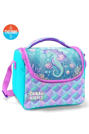 Coral High Kids Unicorn Denizatı Desenli Thermo Beslenme Çantası 37156 