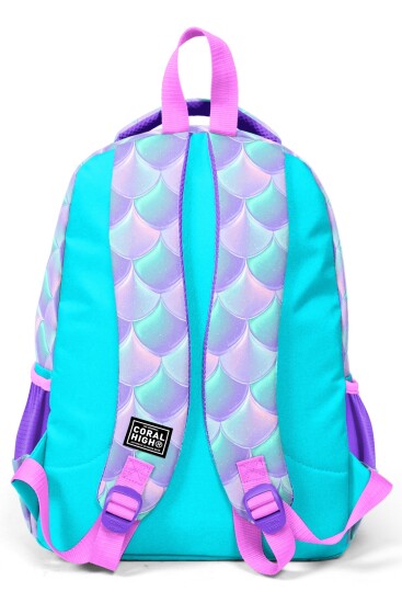 Coral High Kids Unicorn Denizatı Desenli Üç Bölmeli Okul Sırt Çantası 33256 - 3