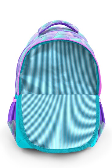 Coral High Kids Unicorn Denizatı Desenli Üç Bölmeli Okul Sırt Çantası 33256 - 6