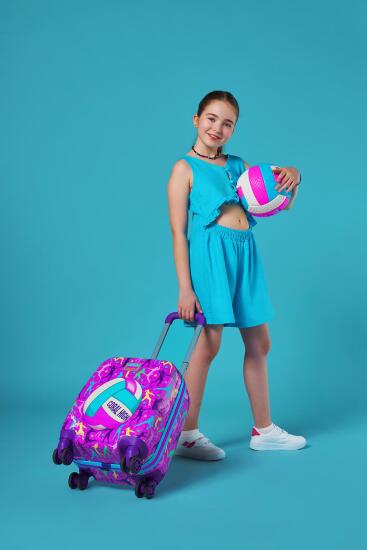 Coral High Kids Voleybol Desenli Çocuk Valizi 16774 - 7