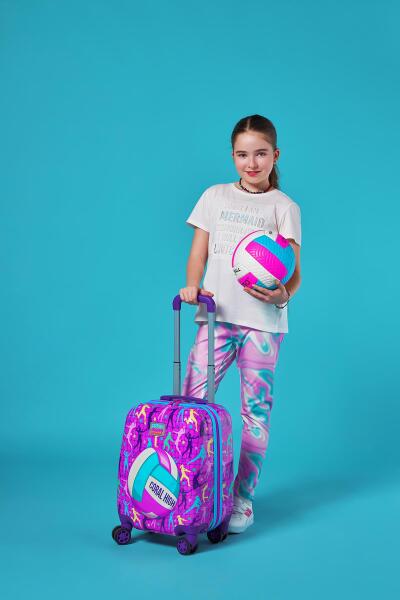 Coral High Kids Voleybol Desenli Çocuk Valizi 16774 - 11