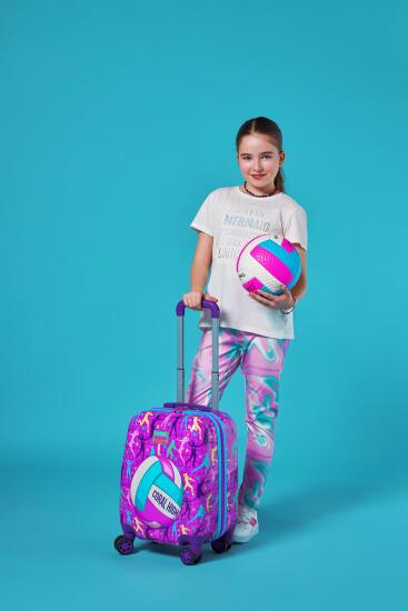 Coral High Kids Voleybol Desenli Çocuk Valizi 16774 - 11