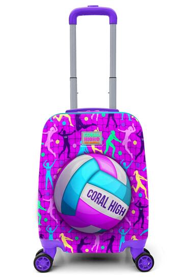 Coral High Kids Voleybol Desenli Çocuk Valizi 16774 