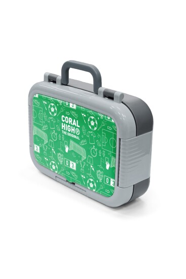 Coral High Kids Yeşil Futbol Desenli Paslanmaz Çelik Beslenme Kabı 39147 - 4