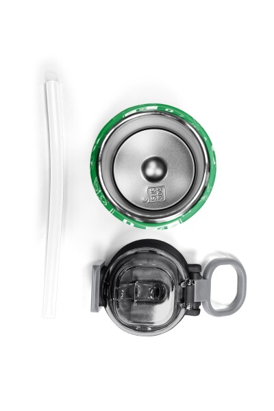 Coral High Kids Yeşil Futbol Desenli Pipetli ve Direkt İçim Çelik Termos 500 ml 38129 - 7