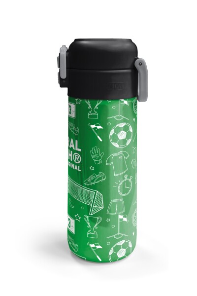 Coral High Kids Yeşil Futbol Desenli Pipetli ve Direkt İçim Çelik Termos 500 ml 38129 - 6