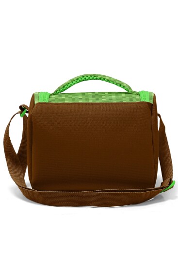 Coral High Kids Yeşil Kahverengi High Craft Desenli 3’lü Okul Çanta Seti SET0123976 - 5