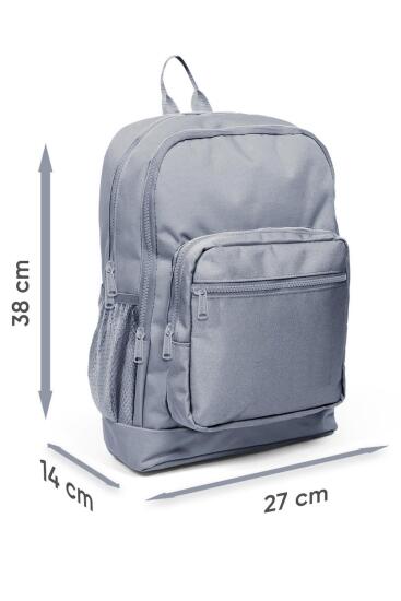 Coral High Kids Yeşil Kahverengi High Craft Desenli Dört Bölmeli Okul Sırt Çantası 23776 - 5