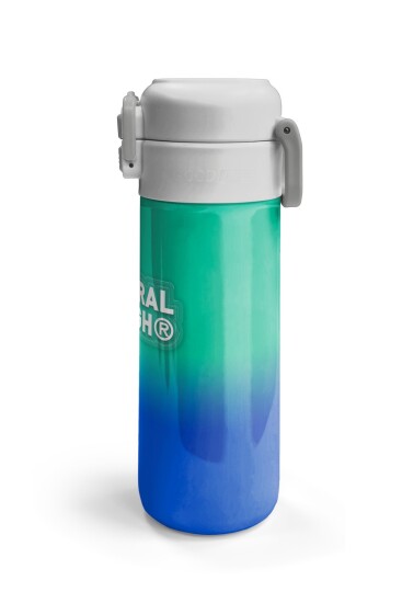 Coral High Kids Yeşil Saks Renk Geçişli Pipetli ve Direkt İçim Çelik Termos 500 ml 31839 - 6