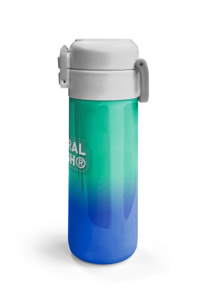 Coral High Kids Yeşil Saks Renk Geçişli Pipetli ve Direkt İçim Çelik Termos 500 ml 31839 - 6