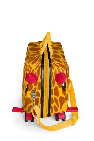 Coral High Kids Zürafa Desenli Otur-Çek Çocuk Valizi 16372 - 4