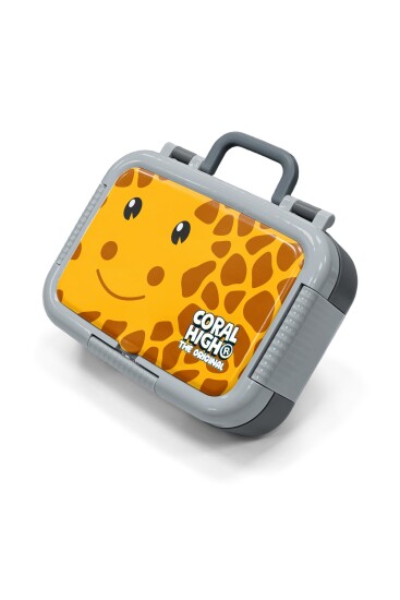 Coral High Kids Zürafa Desenli Paslanmaz Çelik Beslenme Kabı 39162 - 1