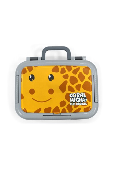Coral High Kids Zürafa Desenli Paslanmaz Çelik Beslenme Kabı 39162 - 5