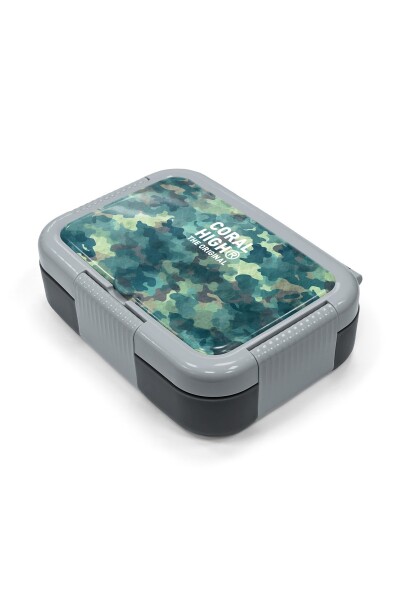 Coral High Kids Kamuflaj Desenli Paslanmaz Çelik Beslenme Kabı 39165 - 2