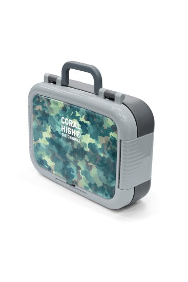 Coral High Kids Kamuflaj Desenli Paslanmaz Çelik Beslenme Kabı 39165 - 4