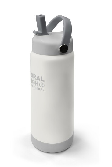 Coral High Kirli Beyaz Katlanır Ağızlıklı Çelik Termos 650 ml 38400 - 2