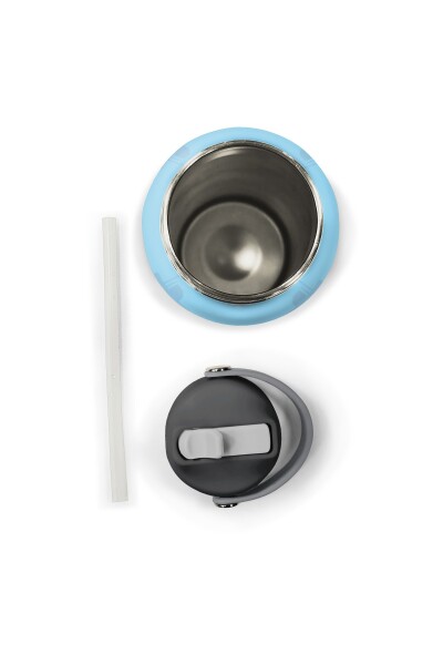 Coral High Kırmızı İtfaiye Desenli Katlanır Ağızlıklı Çelik Termos 650 ml 38345 - 6