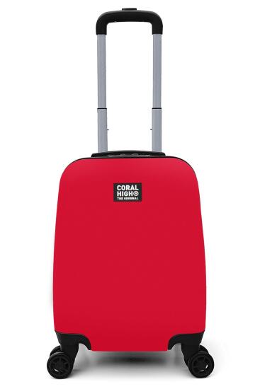 Coral High Kırmızı Mini Kabin Valizi 16509 