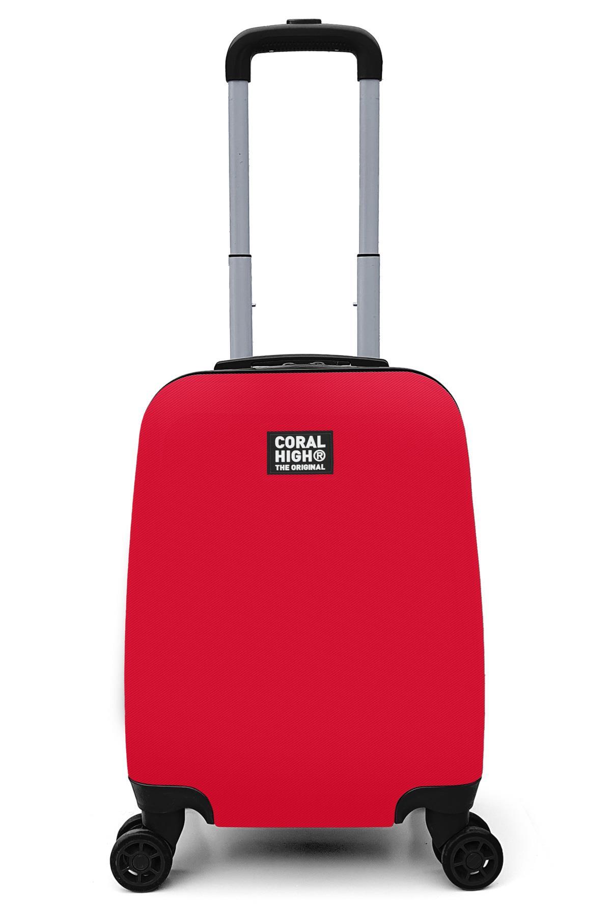 Coral High Kırmızı Mini Kabin Valizi 16509