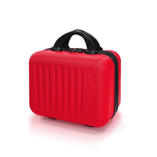 Coral High Kırmızı Renkli Makyaj Çantası 16449 - Coral High