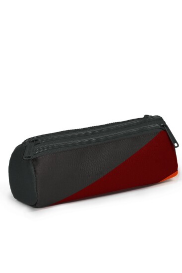 Coral High Koyu Gri Turuncu Bordo Renkli 3’lü Okul Çanta Seti SET0123692 - 6