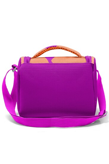 Coral High Koyu Pembe Turuncu Desenli 3’lü Okul Çanta Seti SET0123684 - 5