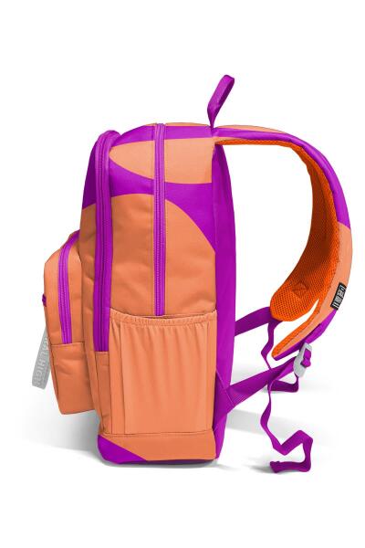 Coral High Koyu Pembe Turuncu Desenli Okul Sırt Çantası 23684 - 8