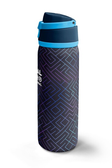 Coral High Lacivert Çizgi Desenli Pipetli ve Direkt İçim Çelik Termos 800 ml 38564 - 5