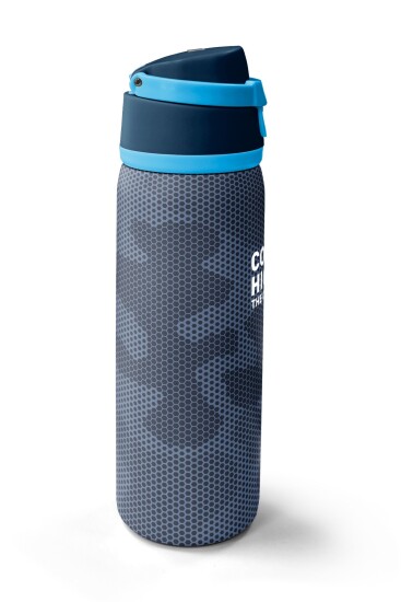 Coral High Lacivert Desenli Pipetli ve Direkt İçim Çelik Termos 800 ml 38580 - 4