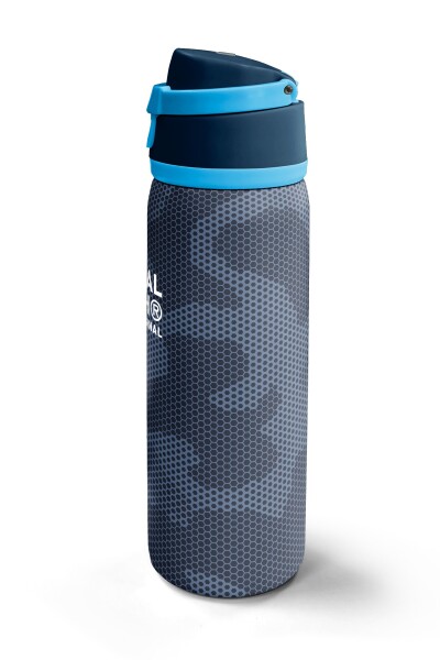 Coral High Lacivert Desenli Pipetli ve Direkt İçim Çelik Termos 800 ml 38580 - 5