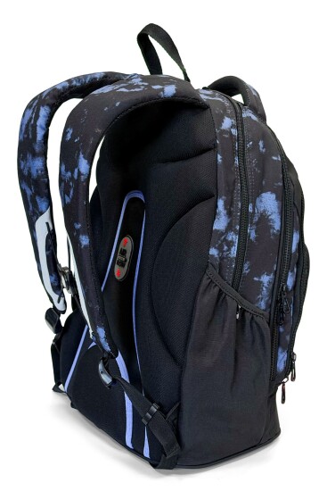 Coral High Lacivert Eskitme Desenli Okul Sırt Çantası 24456 - 3