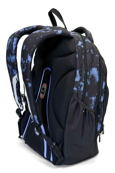 Coral High Lacivert Eskitme Desenli Okul Sırt Çantası 24456 - 3