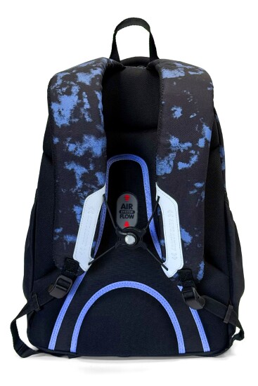 Coral High Lacivert Eskitme Desenli Okul Sırt Çantası 24456 - 6