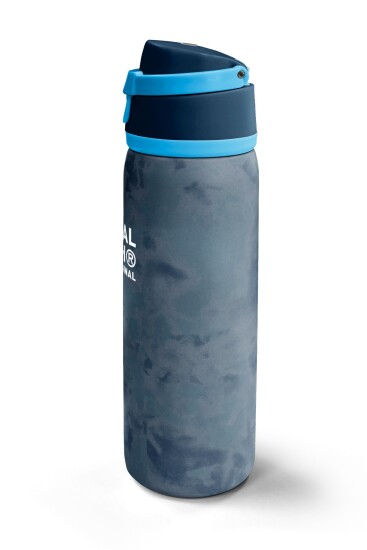 Coral High Lacivert Eskitme Desenli Pipetli ve Direkt İçim Çelik Termos 800 ml 38586 - 5