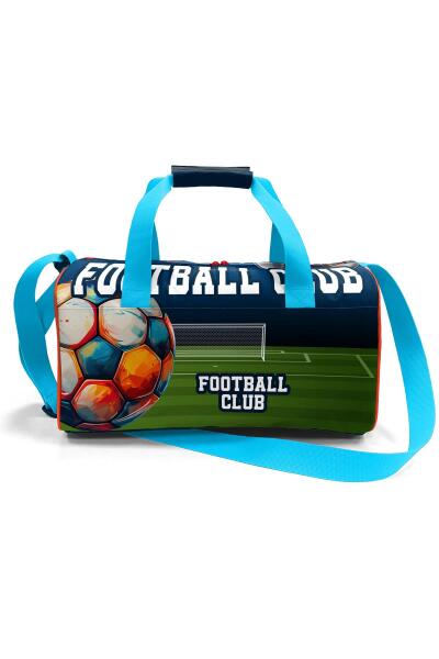 Coral High Lacivert Futbol Desenli Spor Çantası 27525 - 3