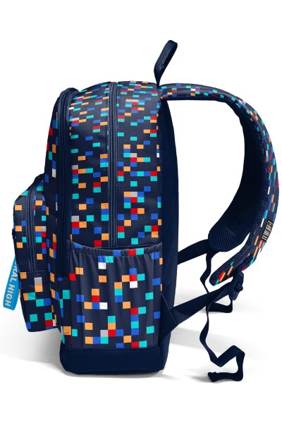 Coral High Lacivert Geometrik Desenli Okul Sırt Çantası 33235 - 8