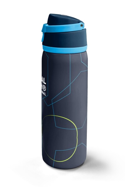 Coral High Lacivert Geometrik Desenli Pipetli ve Direkt İçim Çelik Termos 800 ml 38573 - 5