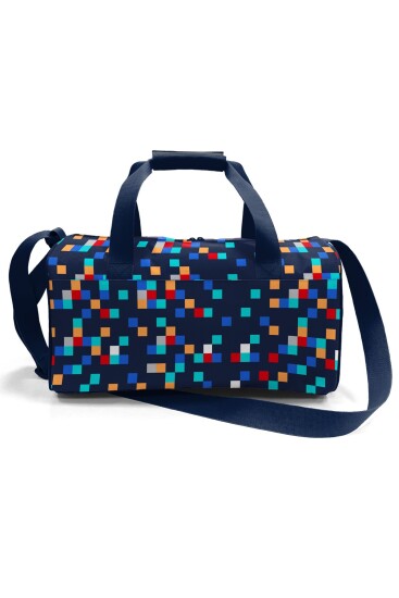 Coral High Lacivert Geometrik Desenli Spor Çantası 27550 - 3