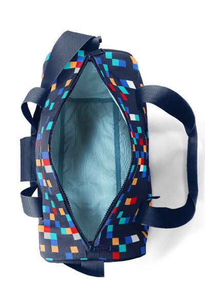 Coral High Lacivert Geometrik Desenli Spor Çantası 27550 - 6